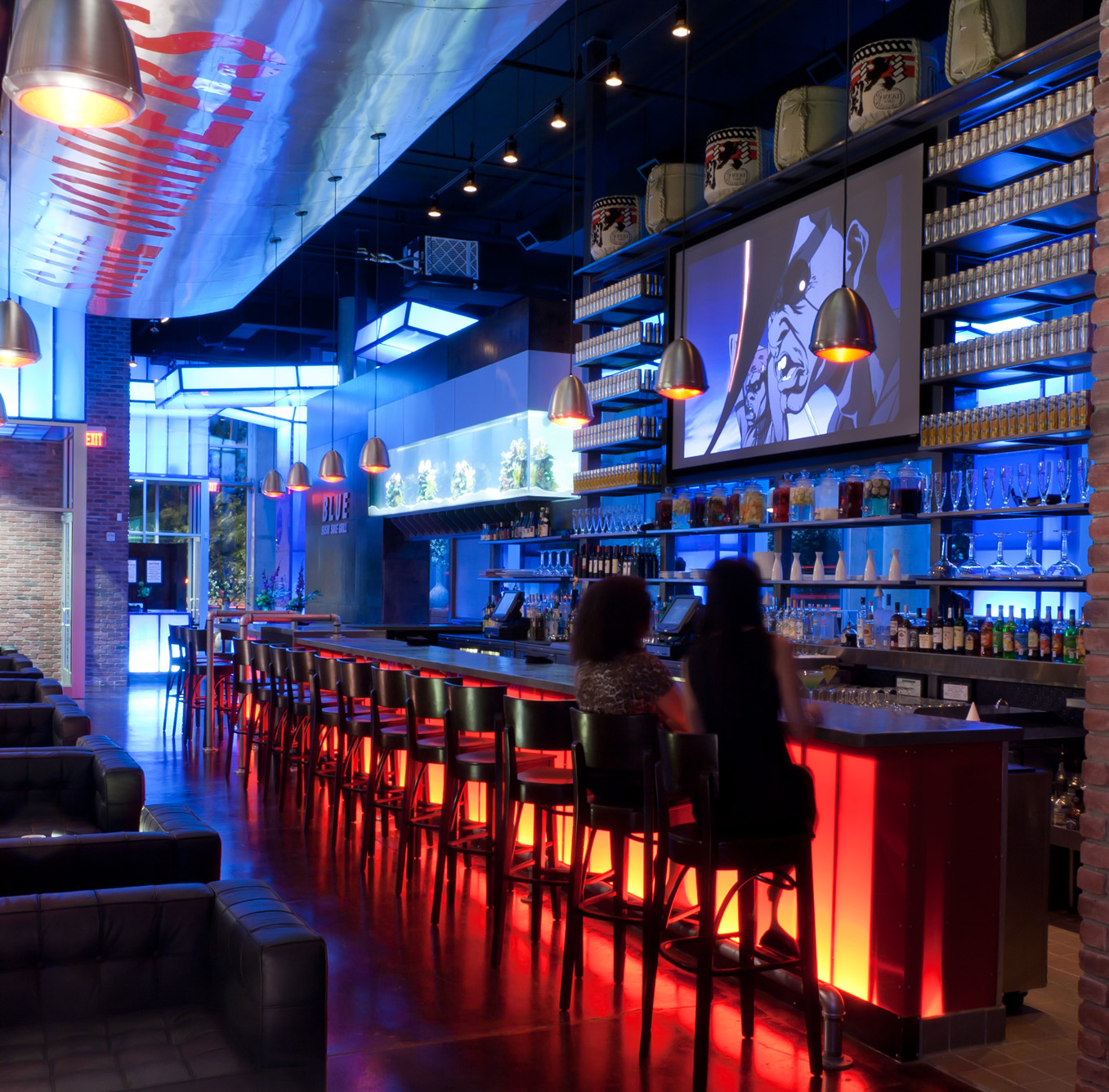 Asain-inspired restaurant at Blue Sushi.