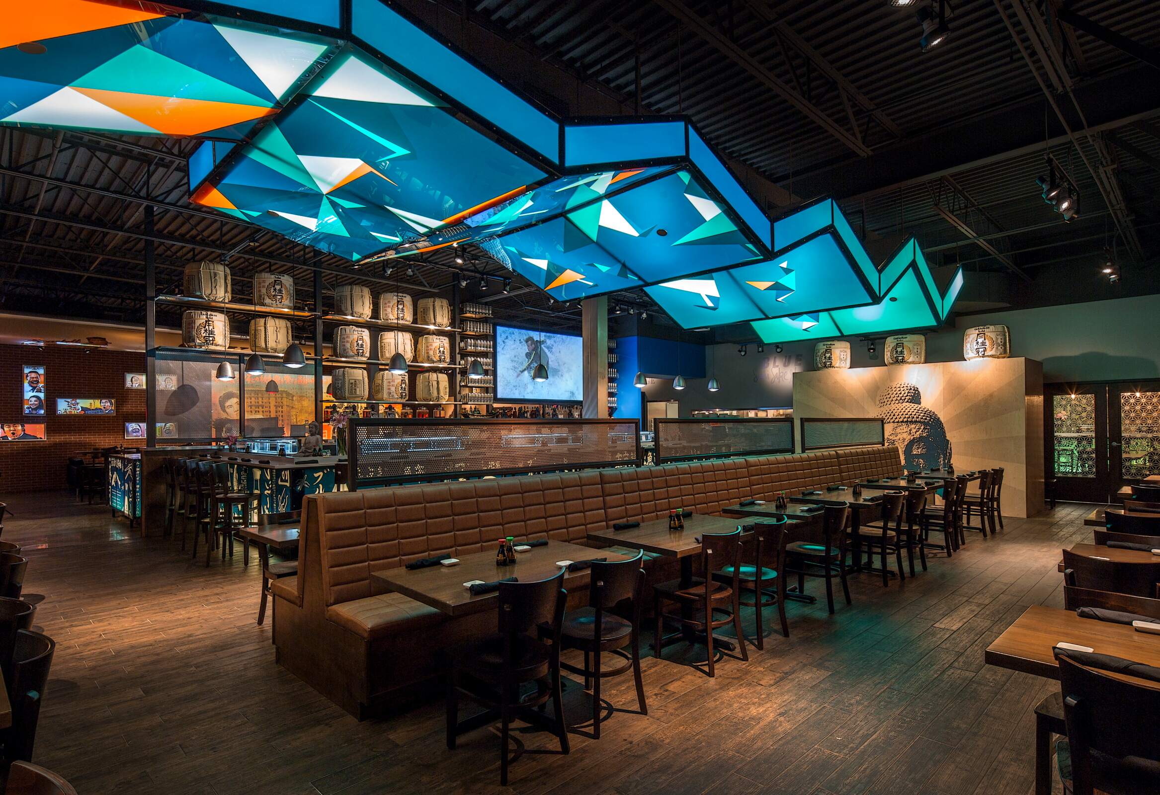 Another view of the Blue Sushi Sake Grill location.